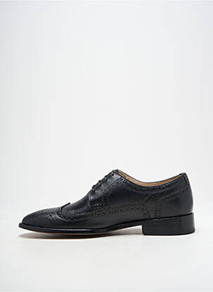 Derbies tissage satiné talon bas noir ANATOMIC PRIME homme