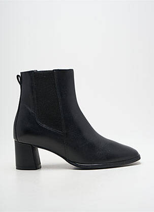 Bottines/boots matière lisse talon de 4 à 6cm noir MICHELE LOPRIORE femme