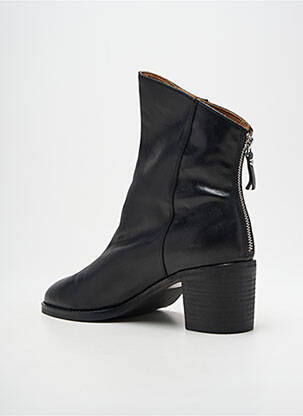 Bottines/boots matière lisse talon de 4 à 6cm noir EMILIE KARSTON femme