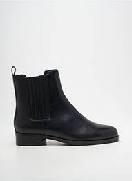 Bottines/boots matière lisse talon plat jusqu'à 3cm noir EMILIE KARSTON femme
