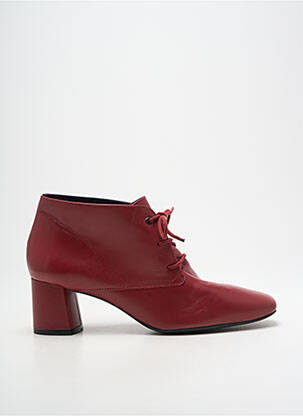 Derbies tissage satiné talon de 4 à 6cm rouge GREIGE femme