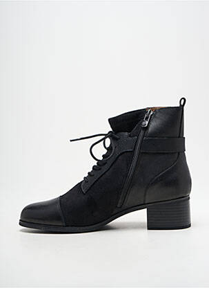 Bottines/boots matière lisse talon de 4 à 6cm noir EMILIE KARSTON femme