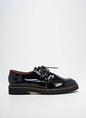 Derbies matière lisse talon plat jusqu'à 3cm noir EMILIE KARSTON femme