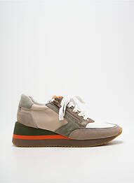 Baskets talon compensé talon de 4 à 6cm vert EMILIE KARSTON femme