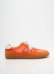 Baskets bout rond talon plat jusqu'à 3cm orange EMILIE KARSTON femme