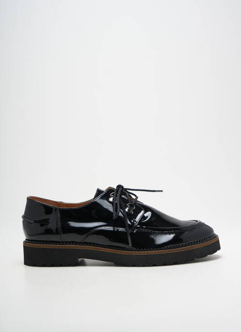 Derbies matière lisse talon plat jusqu'à 3cm noir EMILIE KARSTON femme