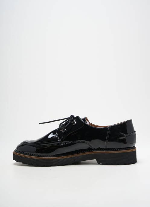 Derbies matière lisse talon plat jusqu'à 3cm noir EMILIE KARSTON femme