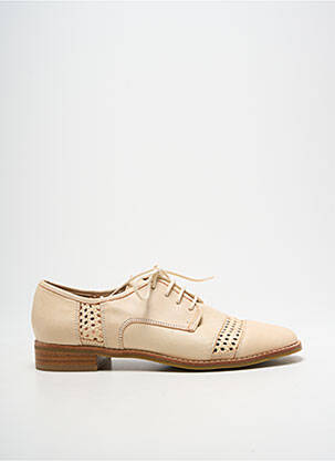 Derbies type de semelle amortissante talon plat jusqu'à 3cm beige EMILIE KARSTON femme