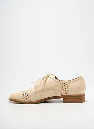 Derbies type de semelle amortissante talon plat jusqu'à 3cm beige EMILIE KARSTON femme