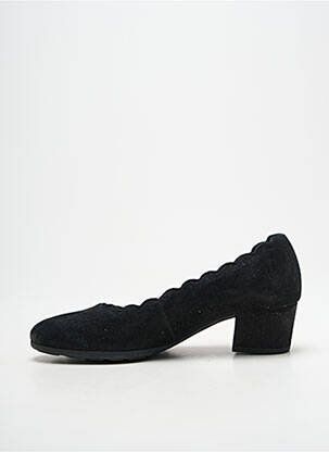 Escarpins tissage satiné talon de 4 à 6cm noir GABOR femme