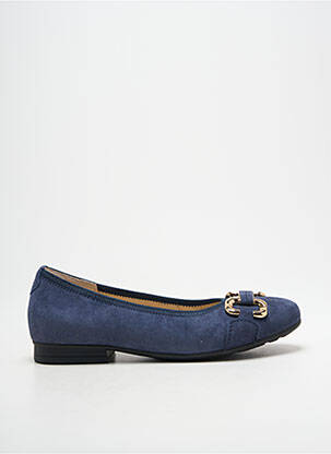 Ballerines bout rond talon plat jusqu'à 3cm bleu GABOR femme