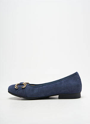 Ballerines bout rond talon plat jusqu'à 3cm bleu GABOR femme