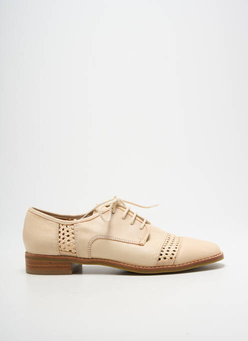 Derbies type de semelle amortissante talon plat jusqu'à 3cm beige EMILIE KARSTON femme