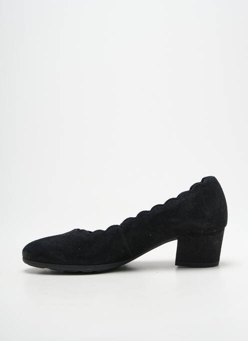 Escarpins tissage satiné talon de 4 à 6cm noir GABOR femme