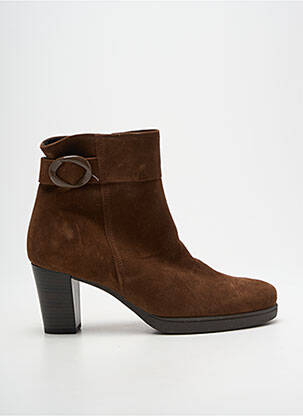 Bottines/boots nubuck talon de 4 à 6cm marron GABOR femme