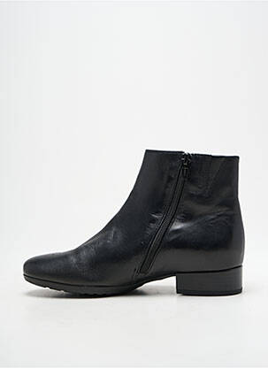 Bottines/boots tissage satiné talon plat jusqu'à 3cm noir GABOR femme
