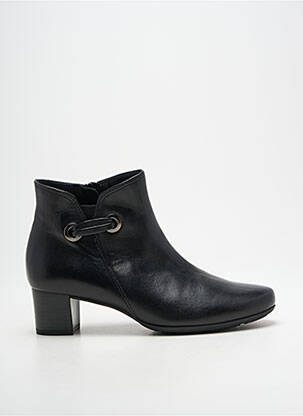 Bottines/boots tissage satiné talon de 4 à 6cm noir GABOR femme