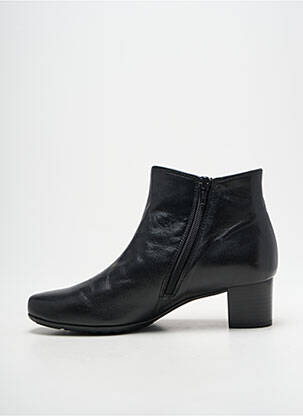 Bottines/boots tissage satiné talon de 4 à 6cm noir GABOR femme