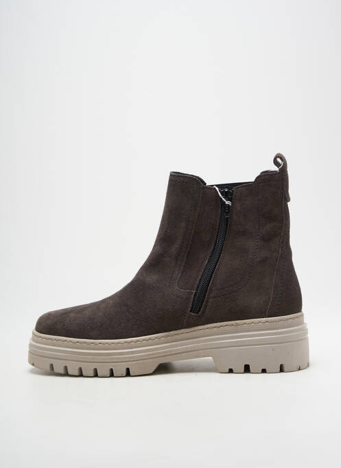 Bottines/boots nubuck talon de 4 à 6cm gris GABOR femme