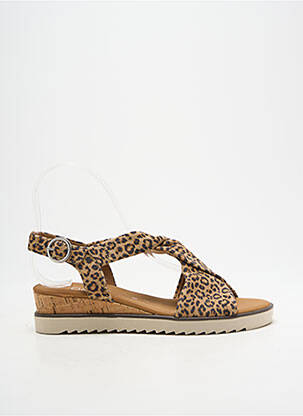 Sandales/nu pieds talon compensé talon plat jusqu'à 3cm marron GABOR femme