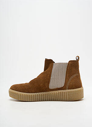 Bottines/boots nubuck talon plat jusqu'à 3cm marron GABOR femme