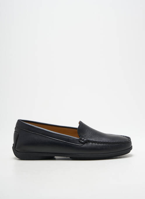 Mocassins tissage satiné talon plat jusqu'à 3cm noir MASTRO DOMENICO femme