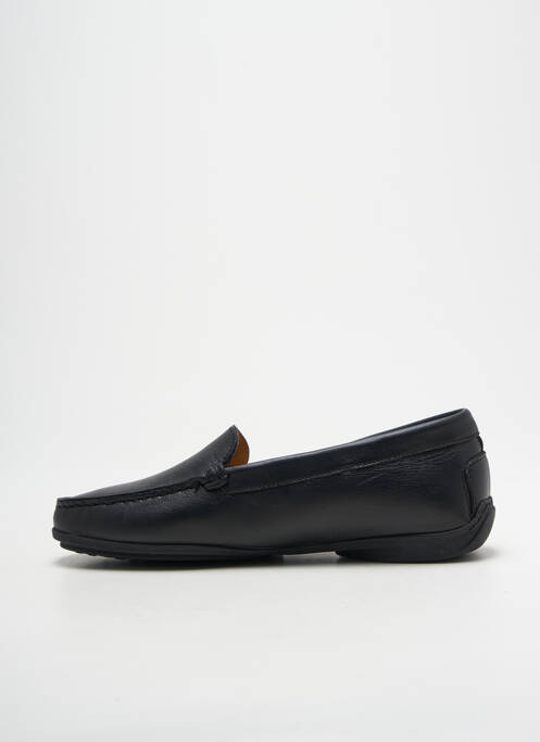 Mocassins tissage satiné talon plat jusqu'à 3cm noir MASTRO DOMENICO femme