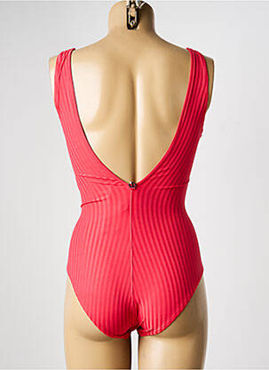 Maillot de bain 1 pièce haut soutien-gorge emboitant haut soutien-gorge emboitant rouge IODUS femme