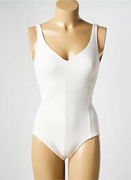 Maillot de bain 1 pièce haut soutien-gorge emboitant haut soutien-gorge emboitant beige IODUS femme