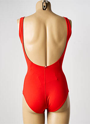 Maillot de bain 1 pièce haut soutien-gorge emboitant haut soutien-gorge emboitant orange IODUS femme