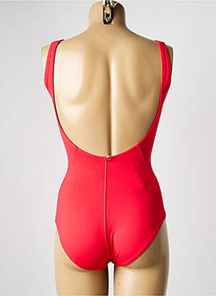 Maillot de bain 1 pièce haut soutien-gorge emboitant haut soutien-gorge emboitant rouge IODUS femme
