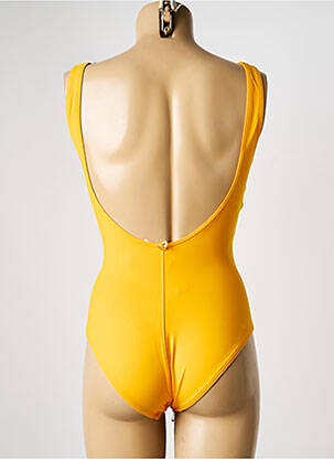 Maillot de bain 1 pièce haut soutien-gorge emboitant haut soutien-gorge emboitant jaune IODUS femme