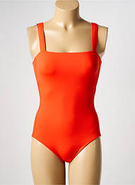 Maillot de bain 1 pièce haut soutien-gorge emboitant haut soutien-gorge emboitant orange IODUS femme