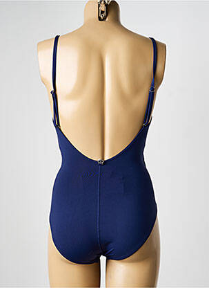 Maillot de bain 1 pièce haut soutien-gorge emboitant haut soutien-gorge emboitant bleu IODUS femme