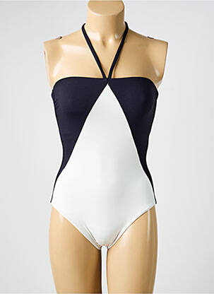Maillot de bain 1 pièce haut bandeau haut bandeau blanc IODUS femme