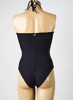 Maillot de bain 1 pièce bretelles élastiquées amovibles haut bandeau noir IODUS femme