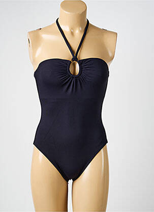 Maillot de bain 1 pièce haut bandeau haut bandeau noir IODUS femme