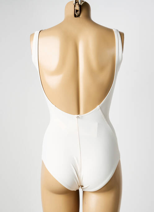 Maillot de bain 1 pièce beige IODUS femme