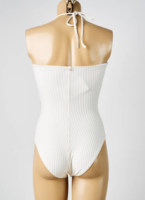 Maillot de bain 1 pièce beige IODUS femme