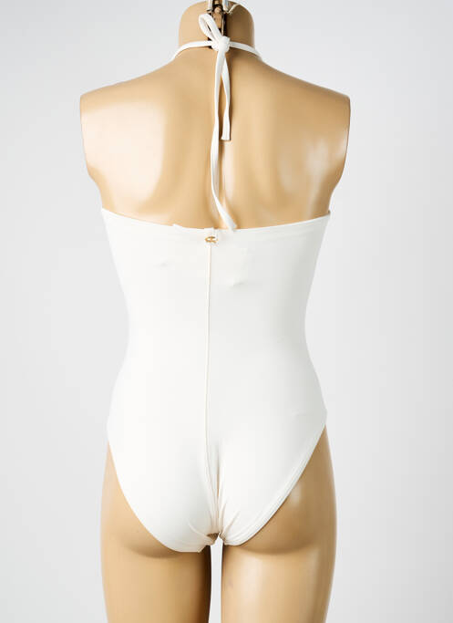 Maillot de bain 1 pièce beige IODUS femme