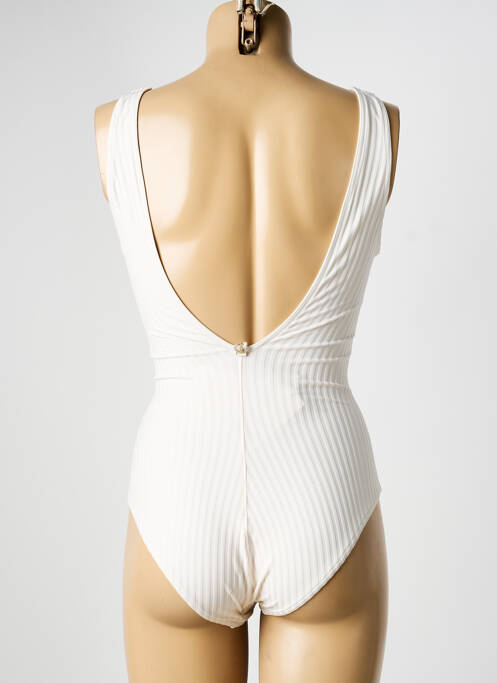 Maillot de bain 1 pièce blanc IODUS femme