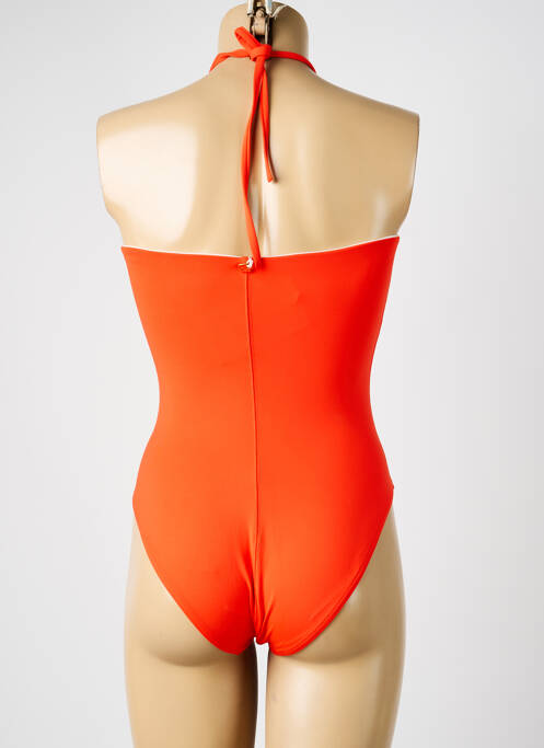 Maillot de bain 1 pièce orange IODUS femme