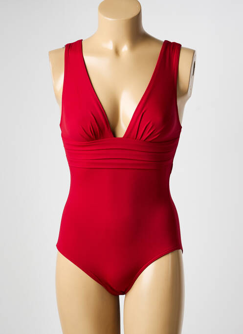 Maillot de bain 1 pièce rouge fonce IODUS femme