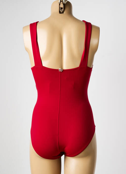 Maillot de bain 1 pièce rouge fonce IODUS femme