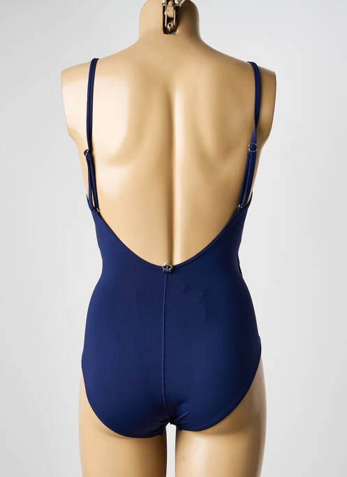 Maillot de bain 1 pièce haut soutien-gorge emboitant haut soutien-gorge emboitant bleu IODUS femme