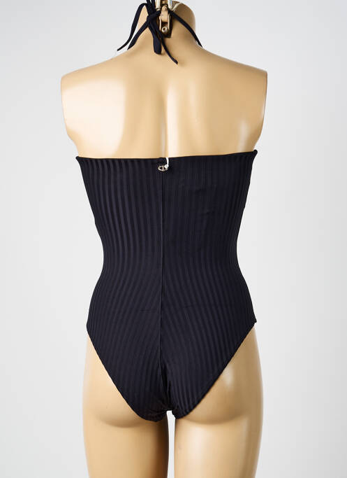 Maillot de bain 1 pièce bretelles élastiquées amovibles haut bandeau noir IODUS femme