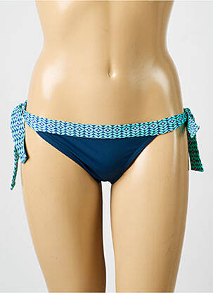 Bas de maillot de bain imprimé fantaisie bikini bleu BIKINI BAR femme