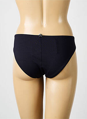 Bas de maillot de bain effet matière satinée culotte noir IODUS femme