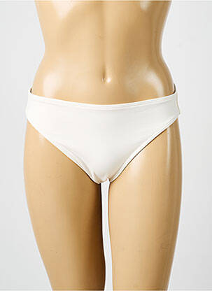 Bas de maillot de bain tissage satiné culotte beige IODUS femme