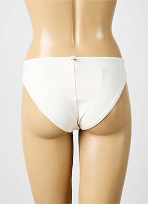 Bas de maillot de bain tissage satiné culotte beige IODUS femme